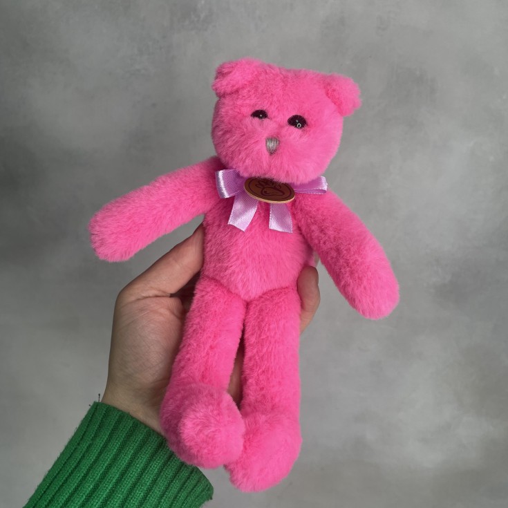 Мягкая игрушка Медвежонок розовый S