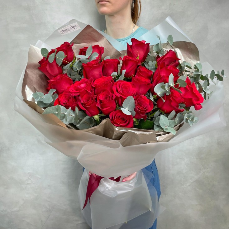 Букет Роза Red 25
