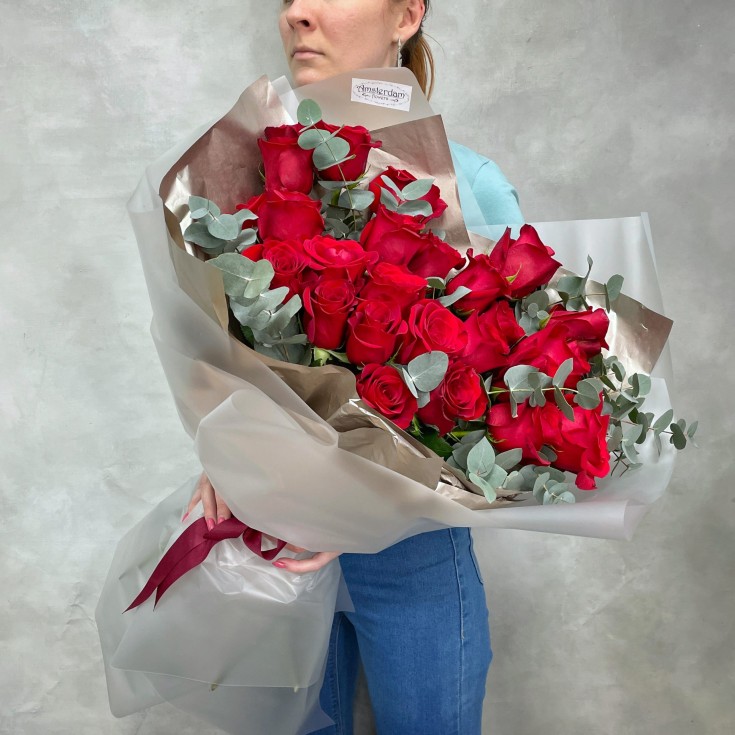 Букет Роза Red 25