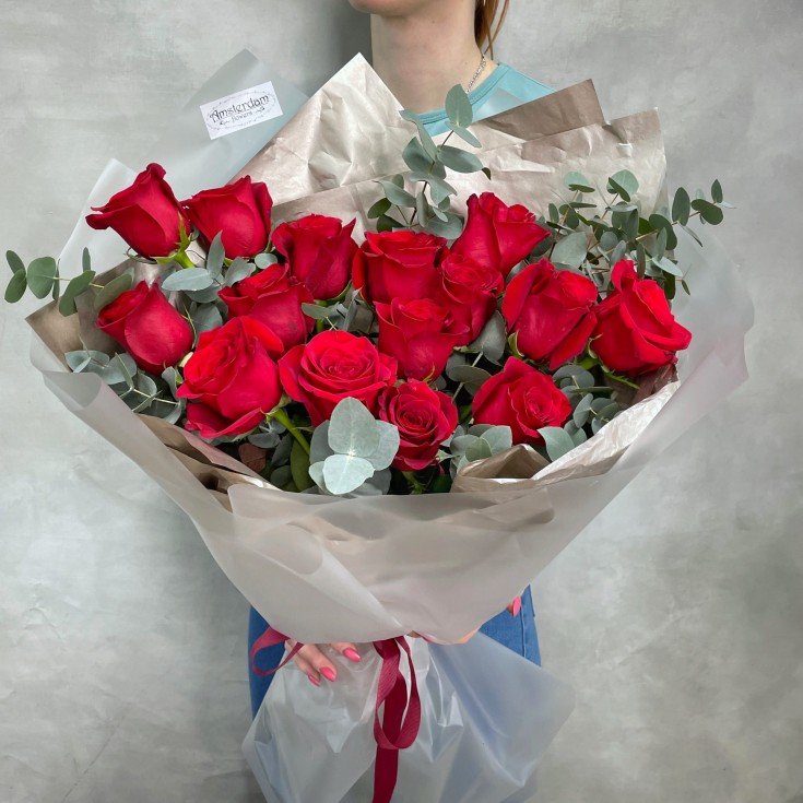 Букет Роза Red 15