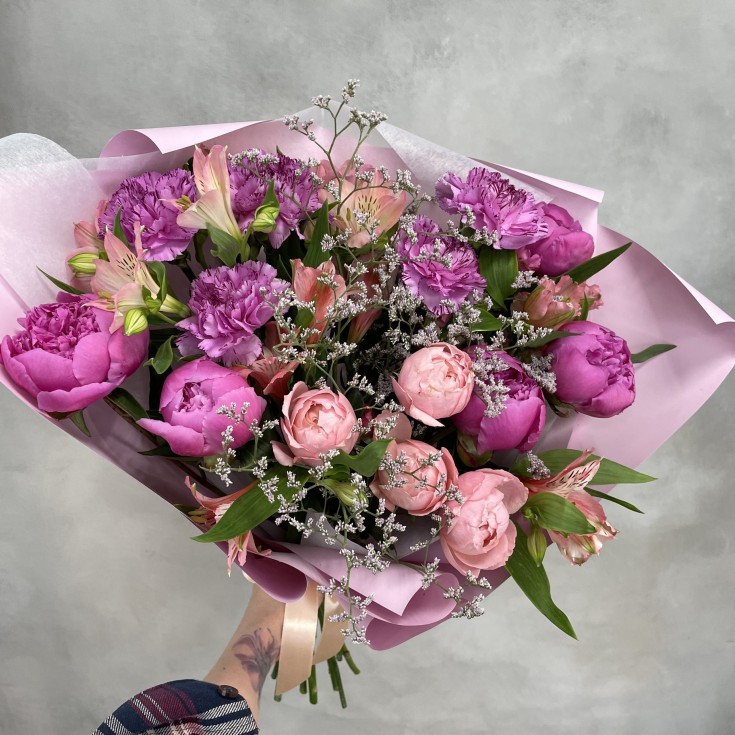 Букет Pink Peony