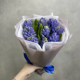 Букет из 9 гиацинтов