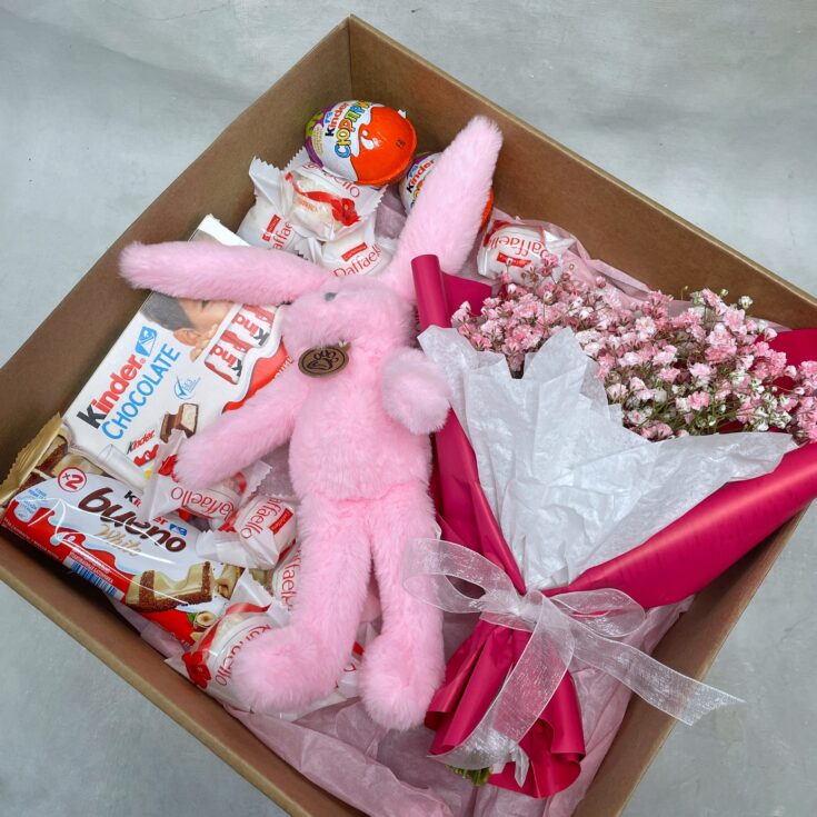 Бокс Моей зайке Pink