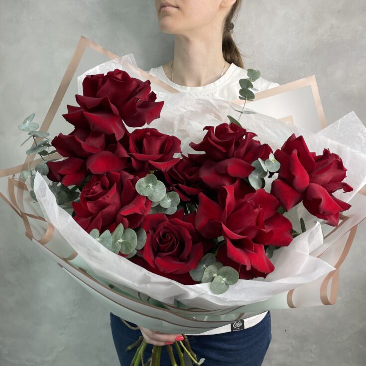 Букет из 9 роз Red French