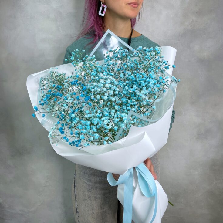 Букет Гипсофила Aqua M