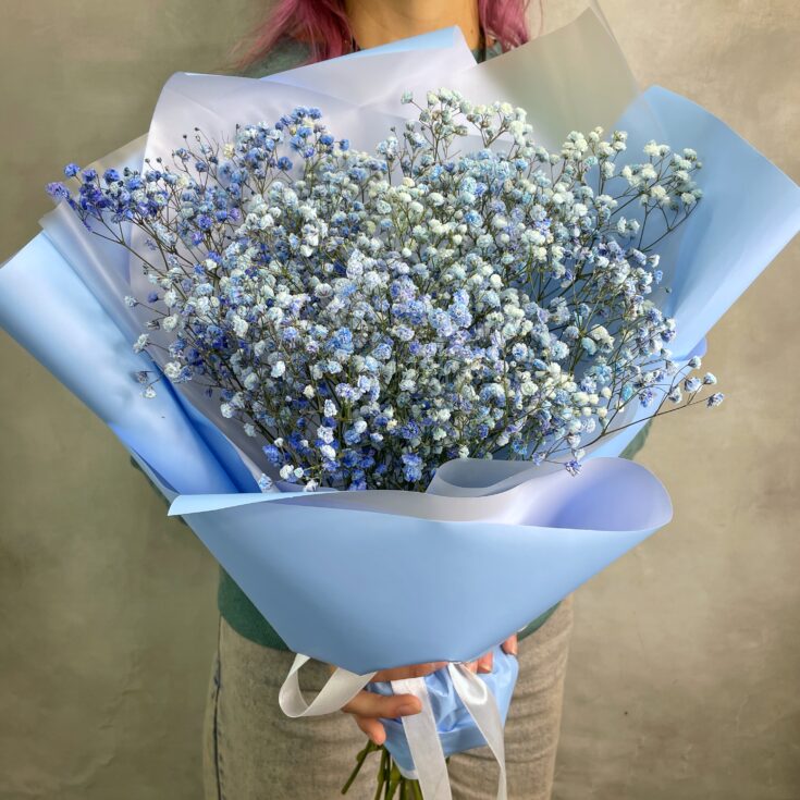 Букет Гипсофила Blue M